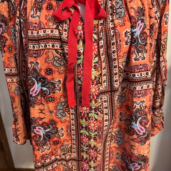 ONE WORLD Multicolor Blouse (100% Rayon) - 3x - Picture 2 of 10